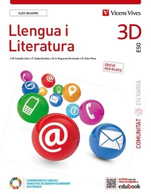 LLENGUA I LITERATURA 3D. DIVERSITAT I. BALEARS (COMUNITAT EN XARXA). EDICIÓ PER BLOCS | 9788468287461