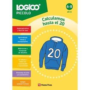 LOGICO PICCOLO. CALCULAMOS HASTA EL 20 (6-8 AÑOS) | 9788411936279