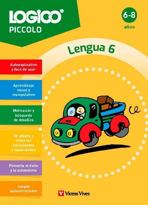 LOGICO PICCOLO. LENGUA 6. (6-8 AÑOS) | 9788411935678