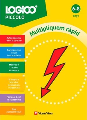 LOGICO PICCOLO. MULTIPLIQUEM RÀPID (6-8 ANYS) | 9788411938501