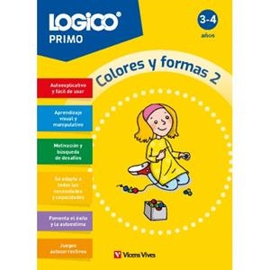 LOGICO PRIMO. COLORES Y FORMAS 2 (3-4 AÑOS) | 9788411936163