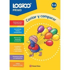 LOGICO PRIMO. CONTAR Y COMPARAR (5-6 AÑOS) | 9788410962101