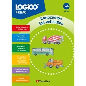 LOGICO PRIMO. CONOCEMOS LOS VEHÍCULOS (5-6 AÑOS) | 9788411936248