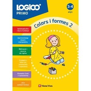 LOGICO PRIMO. COLORS I FORMES 2 (3-4 ANYS) | 9788411938228