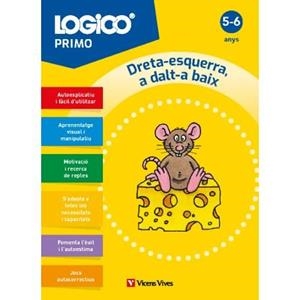 LOGICO PRIMO. DRETA-ESQUERRA, A DALT-A BAIX (5-6 ANYS) | 9788411938341