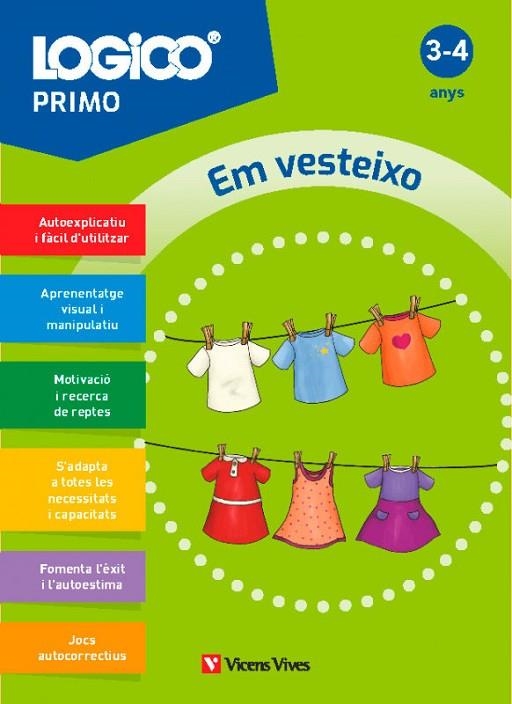 LOGICO PRIMO. EM VESTEIXO (3-4 ANYS) | 9788411938242