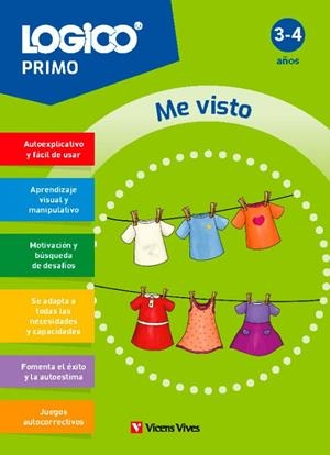 LOGICO PRIMO. ME VISTO (3-4 AÑOS) | 9788411936170