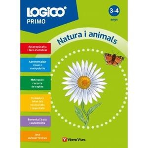 LOGICO PRIMO. NATURA I ANIMALS (3-4 ANYS) | 9788411938259