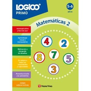 LOGICO PRIMO. MATEMÁTICAS 2 (5-6 AÑOS) | 9788411935746
