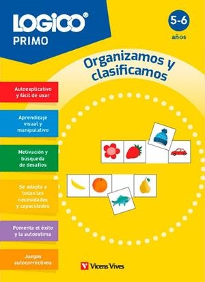 LOGICO PRIMO. ORGANIZAMOS Y CLASIFICAMOS (5-6 AÑOS) | 9788411936217