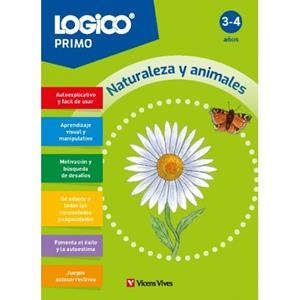 LOGICO PRIMO. NATURALEZA Y ANIMALES (3-4 AÑOS) | 9788411936187