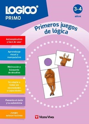 LOGICO PRIMO. PRIMEROS JUEGOS DE LÓGICA (3-4 AÑOS) | 9788411936323