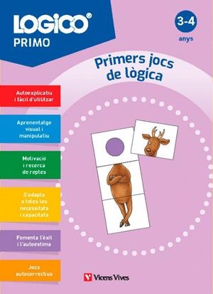 LOGICO PRIMO. PRIMERS JOCS DE LÒGICA (3-4 ANYS) | 9788411938235