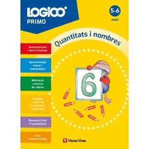 LOGICO PRIMO. QUANTITATS I NOMBRES (5-6 ANYS) | 9788411938310