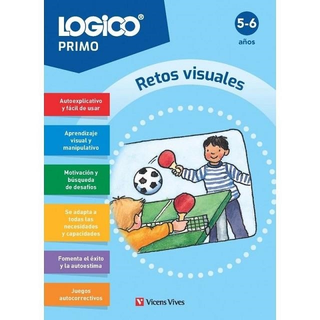 LOGICO PRIMO. RETOS VISUALES (5-6 AÑOS) | 9788410962149