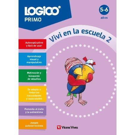 LOGICO PRIMO. VIVI EN LA ESCUELA 2 (5-6 AÑOS) | 9788411936347