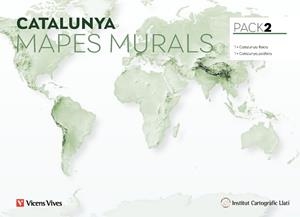 PACK 2 MAPES MURALS CATALUNYA FÍSICA I POLÍTICA | 8429962032744
