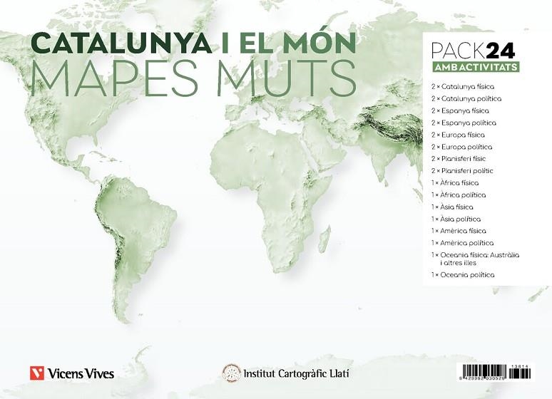 PACK 24 MAPES MUTS CATALUNYA I EL MÓN AMB ACTIVITATS | 8429962030528