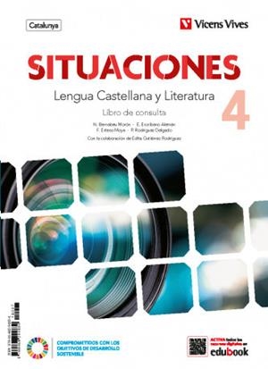SITUACIONES 4. LENGUA CASTELLANA Y LITERATURA. LIBRO DE CONSULTA. CATALUNYA. | 9788411934244