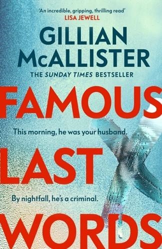 FAMOUS LAST WORDS | 9781405957243 | GILLIAN MCALLISTER