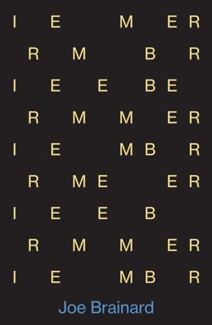 I REMEMBER | 9781917092234 | JOE BRAINARD