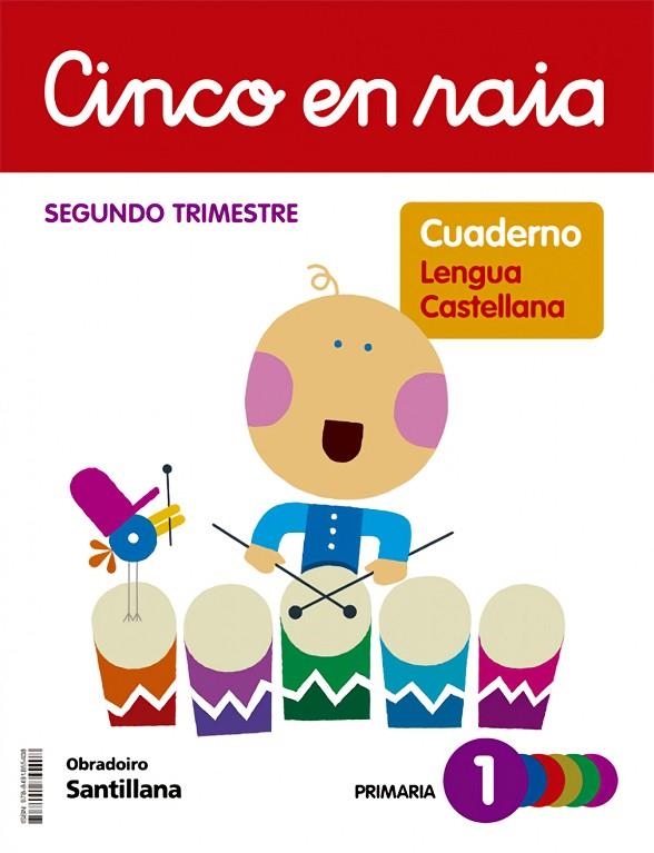 CINCO EN RAIA CADERNO LINGUA 1 PRIMARIA 2 TRIM | 9788491855408