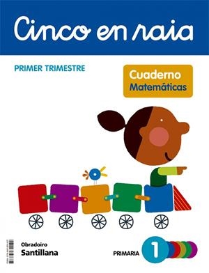 CINCO EN RAIA CADERNO MATEMATICAS 1 PRIMARIA 1 TRIM | 9788491855422