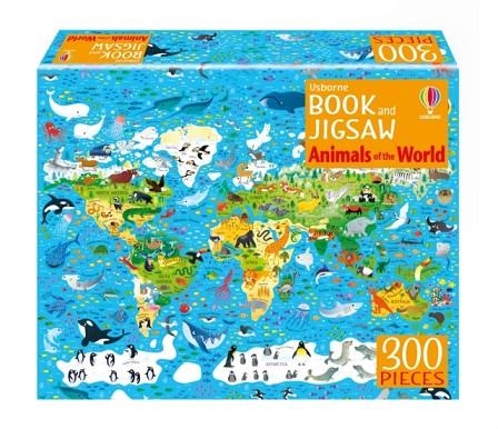 USBORNE BOOK AND JIGSAW ANIMALS OF THE WORLD | 9781805072898 | SAM SMITH, KIRSTEEN ROBSON