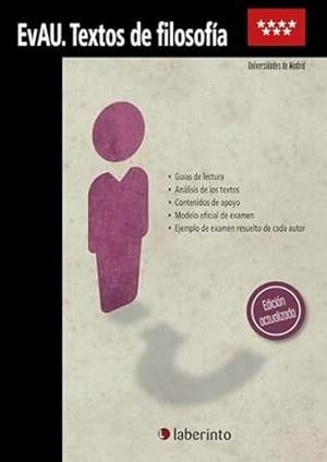 EVAU TEXTOS DE FILOSOFÍA 2024 UNIVERSIDADES DE MADRID  LABERINTO | 9788413301389