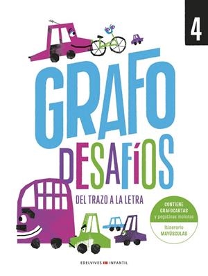 GRAFO DESAFÍOS, DEL TRAZO A LA LETRA,  CUADERNO 4 | 9788414062630