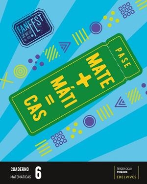 MATEMÁTICAS 6,º PRIMARIA, CUADERNO GENÉRICO | 9788414044049
