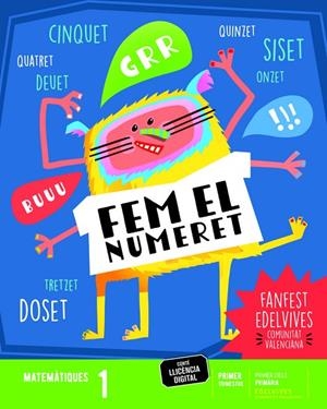 MATEMÀTIQUES 1R PRIMÀRIA (CV) | 9788414039199