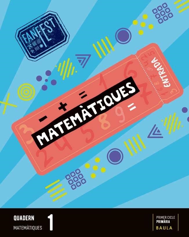 MATEMÀTIQUES 1R PRIMÀRIA, QUADERN (ESPIRAL) | 9788447950300