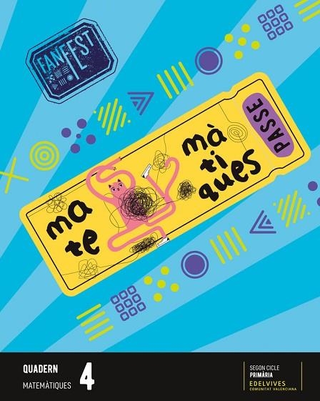 MATEMÀTIQUES 4T PRIMÀRIA, QUADERN (CV) | 9788414049143