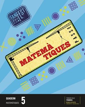 MATEMÀTIQUES 5É PRIMÀRIA, QUADERN (CV) | 9788414039373