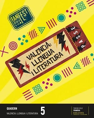 VALENCIÀ: LLENGUA I LITERATURA5É PRIMÀRIA, QUADERN (CV) | 9788414039366