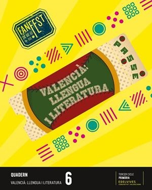 VALENCIÀ: LLENGUA I LITERATURA6É PRIMÀRIA, QUADERN (CV) | 9788414049167