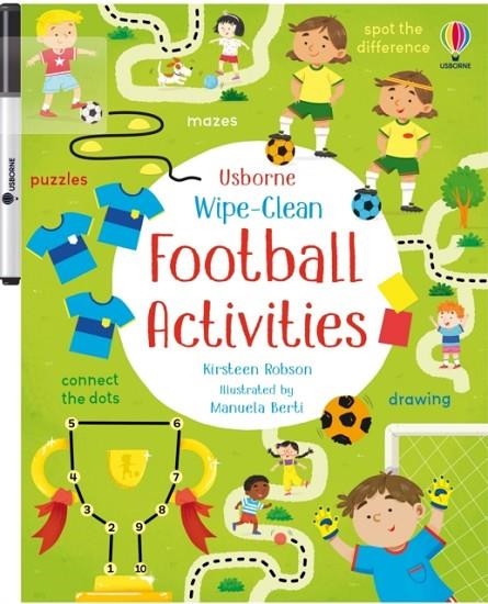 WIPE-CLEAN FOOTBALL ACTIVITIES | 9781835408636 | KIRSTEEN ROBSON