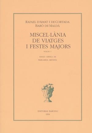 MISCEL.LÀNIA.I VIATGES I FESTES MAJ. | 9788472266605