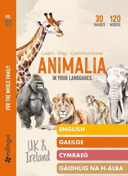 VOCABULARY CARDS ANIMALIA (UK AND IRELAND) | 9999990008114 | ERIN CRAIG