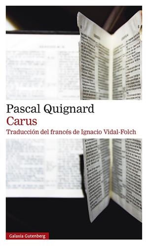 CARUS | 9788419738196 | QUIGNARD, PASCAL