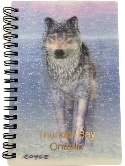 NOTEBOOK SNOW WOLF 3D | 9421026455796