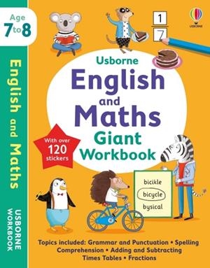 USBORNE ENGLISH AND MATHS GIANT WORKBOOK 7-8 | 9781803704401 | HOLLY BATHIE, JANE BINGHAM, CAROLINE YOUNG, HANNAH WATSON