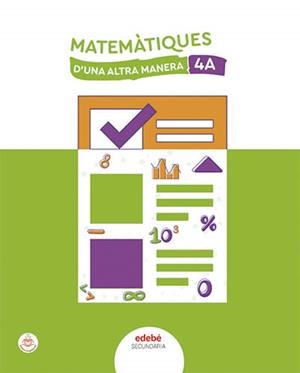 MATEMÀTIQUES 4 | 9788468365411 | EDEBÉ, OBRA COLECTIVA