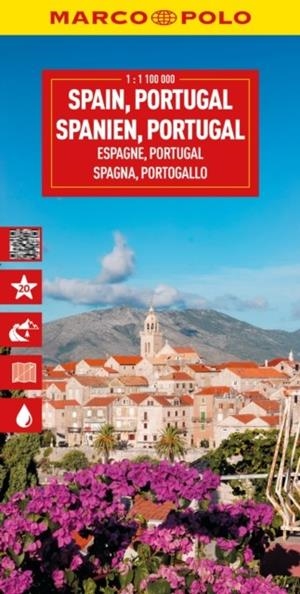 SPAIN AND PORTUGAL MARCO POLO MAP | 9783575022080