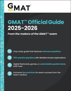 GMAT OFFICIAL GUIDE 2025-2026 BOOK/ONLIN | 9781394333868