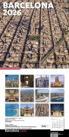 CALENDARIO 2026 PARET (30X30 CM) BARCELONA-2 (EIXAMPLE) | 8424455260031