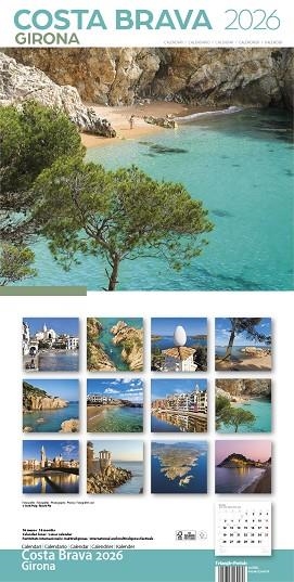 CALENDARIO 2026 PARET (30X30 CM) COSTA BRAVA | 8424455260079