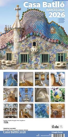 CALENDARIO 2026 PARET (16X16 CM) CASA BATLLÓ | 8424455260352