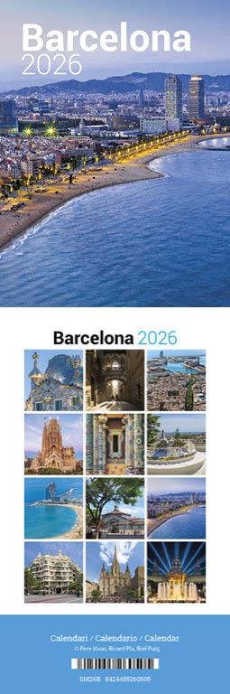 CALENDARIO 2026 ST MINI (9X12 CM) BARCELONA | 8424455260505